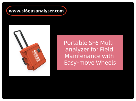 Portable SF6 Multi Analyzer for Field Maintenance with Easy-move Wheels