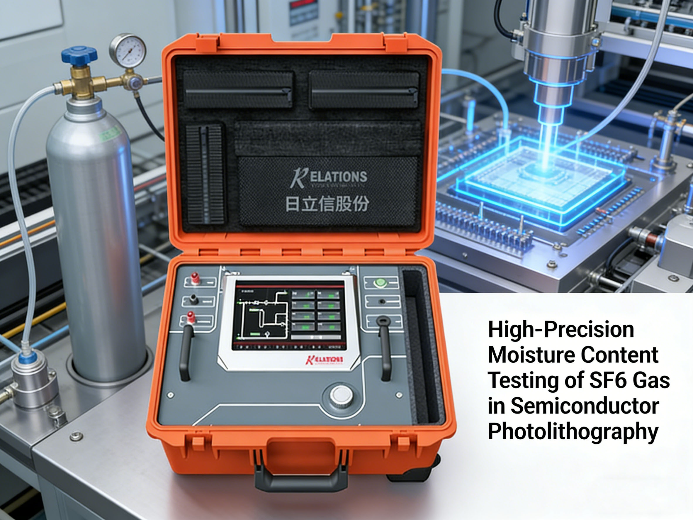 High-Precision Moisture Content Testing of SF6 Gas in Semiconductor Photolithography