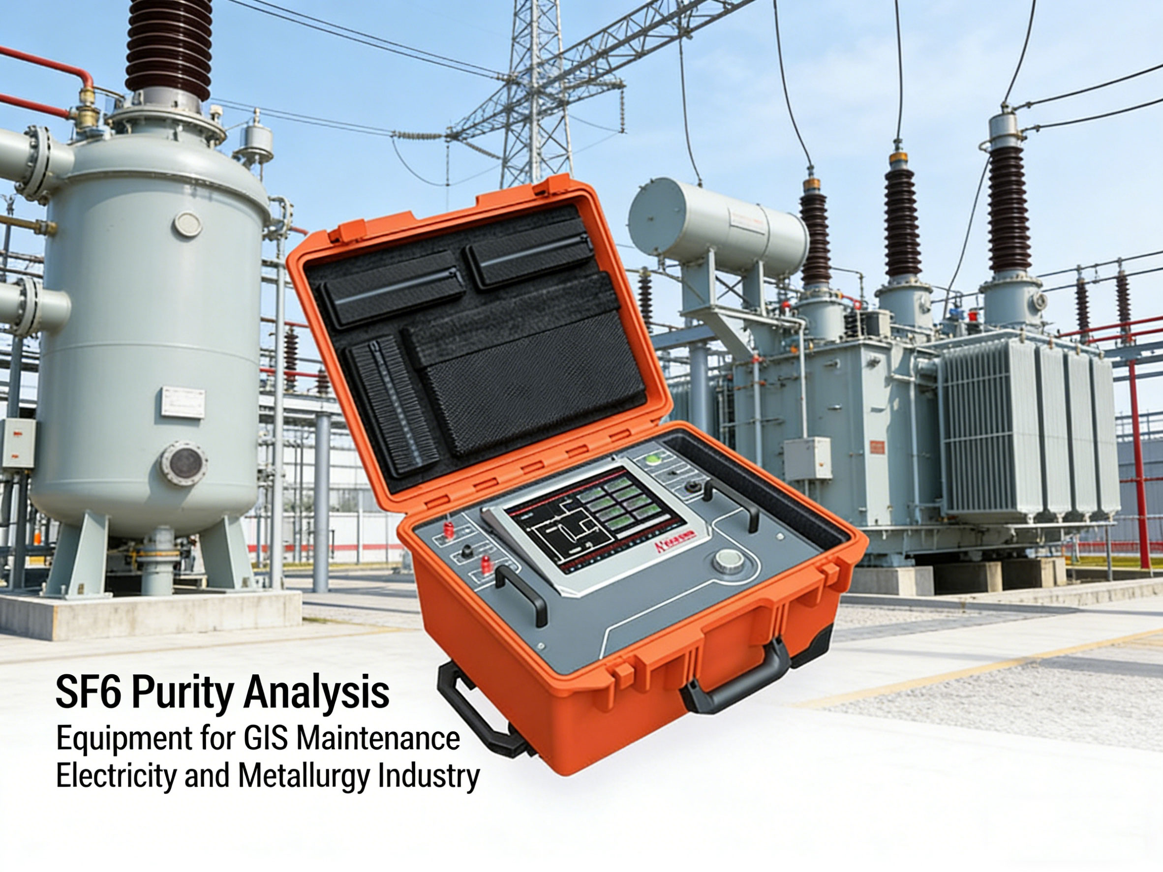 SF6 Purity Analysis Equipment for GIS Maintenance Electricity and Metallurgy Industry