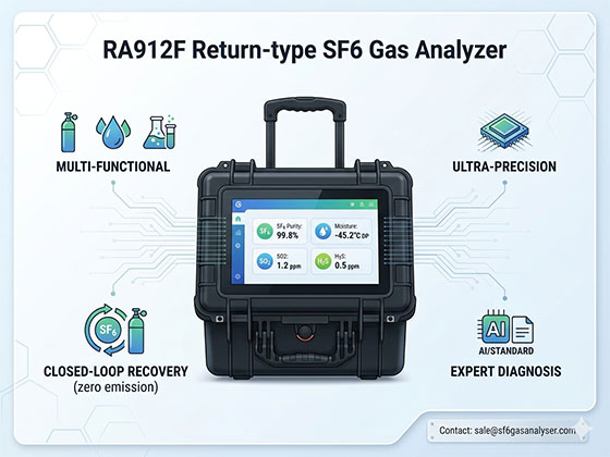 RA912F Return-type SF6 Gas Analyzer