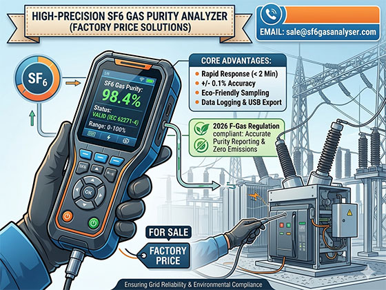Factory Price SF6 Gas Purity Tester Purity Analyzer for Sale