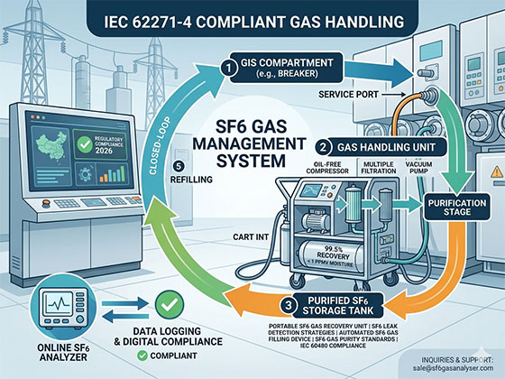 IEC 62271-4 Gas Handling Guide 2026: SF6 Compliance for Utilities