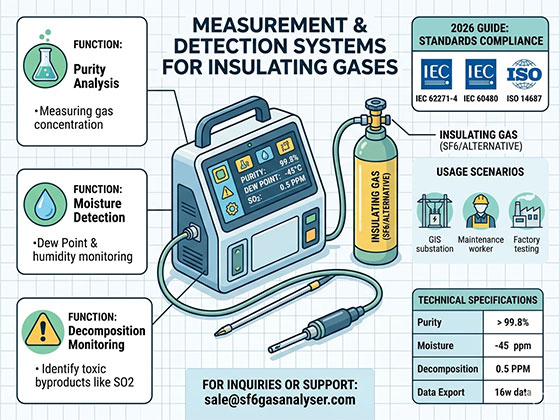 Measurement and Detection Systems for Analysing and Monitoring Insulating Gases Guide 2026: High-Precision Solutions for Power Utility Engineers