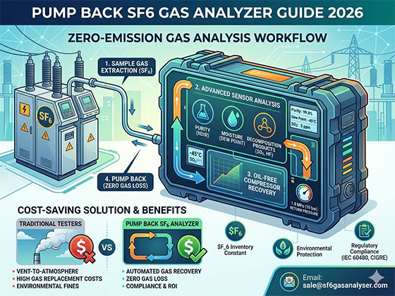 Pump Back SF6 Gas Analyzer Guide 2026: Reduce Costs & Emissions