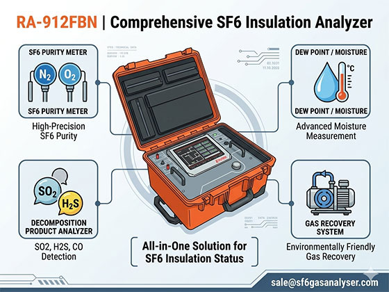 SF6 Electrical Insulation Status Comprehensive Analyzer Guide 2026: High-Precision Diagnostics for Indian Power Utilities