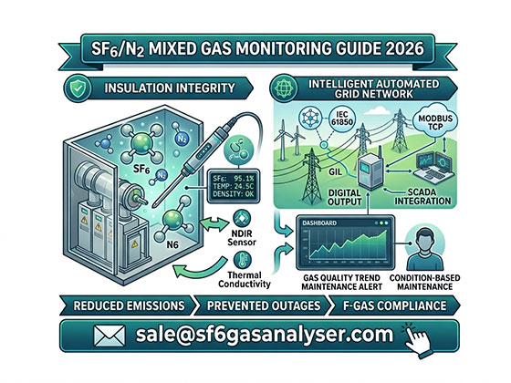 SF6/N2 Mixed Gas Monitoring Guide 2026: Solutions for Automated Grid Systems
