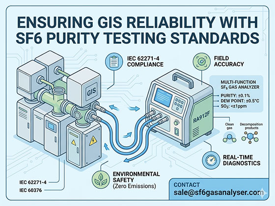 SF6 gas purity testing standards for GIS