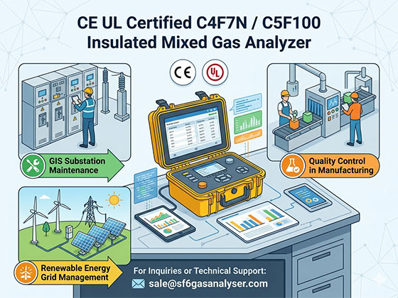 CE UL Certified C4F7N/C5F10O Mixed Gas Analyzer | Factory Price