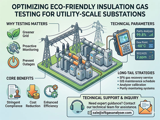 Eco-friendly Insulation Gas Testing for Utility-Scale Substations | GIS Maintenance