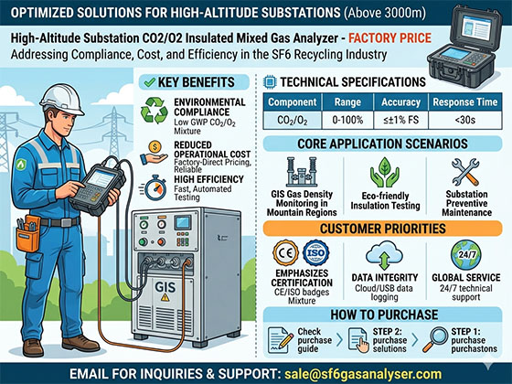 High-Altitude Substation CO2/O2 Mixed Gas Analyzer | Factory Price