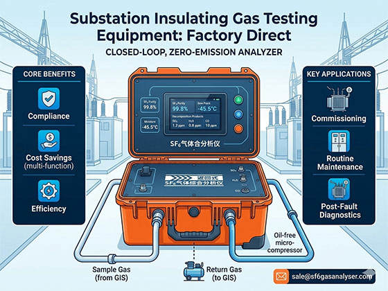 Substation Insulating Gas Testing Equipment Price Factory Direct