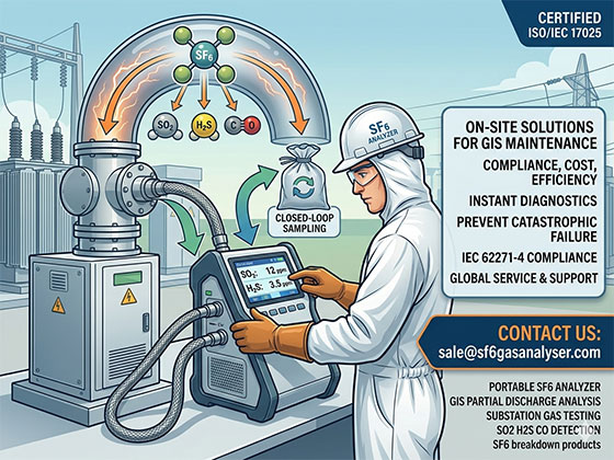 Top On-Site SF6 Decomposition Product Detection Solutions for High-Voltage GIS Maintenance