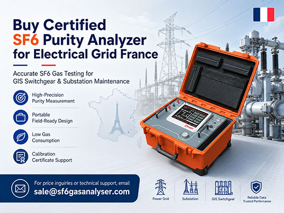 Buy Certified SF6 Purity Analyzer for Electrical Grid France 2026
