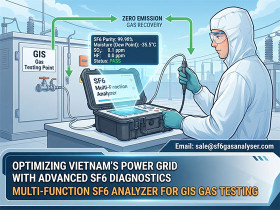 Buy Multi-Function SF6 Analyzer for GIS Gas Testing Vietnam