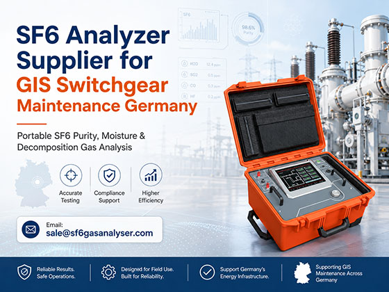 SF6 Analyzer Supplier for GIS Switchgear Maintenance Germany 2026